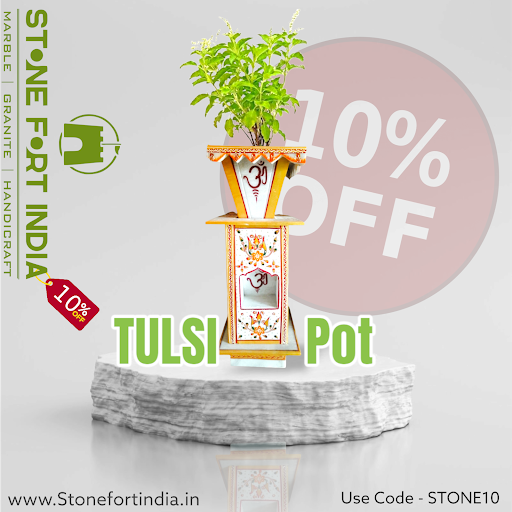 Painting Tulsi pot 2.5 Feet